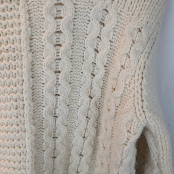 Simone Rocha Cream Sweater with Textured Design Size S In EUC - Picture 15 of 15